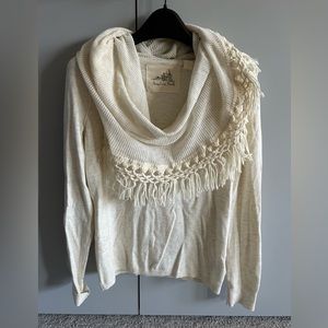Angel of the North from Anthropology store cowl neck sweater, size small